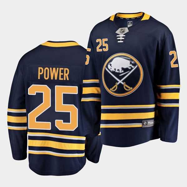 Men%27s Buffalo Sabres #25 Owen Power Navy Stitched Jersey Dzhi->buffalo sabres->NHL Jersey